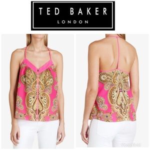 Ted Baker jeweled Paisley print Cami